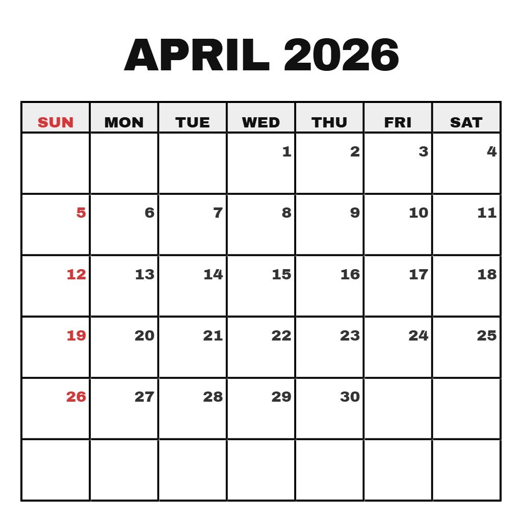 Custom April And May 2026 Calendar Printable Planning PDF Download Custom April And May 2026 Calendar Printable Planning PDF Download