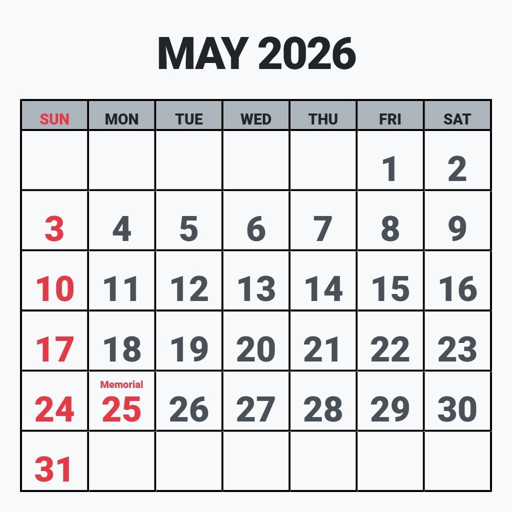 Editable Calendar May June 2026 Printable Wallpaper PDF Download Editable Calendar May June 2026 Printable Wallpaper PDF Download