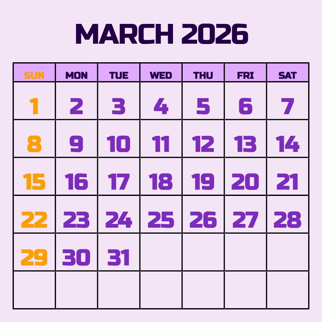 Free Free Printable Calendar March And April 2026 Planning PDF Download