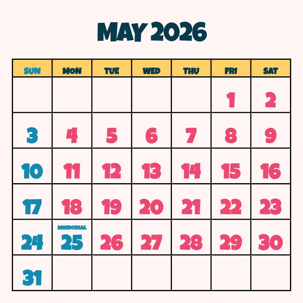Free May June July 2026 Calendar Printable Wallpaper PDF Download Free May June July 2026 Calendar Printable Wallpaper PDF Download