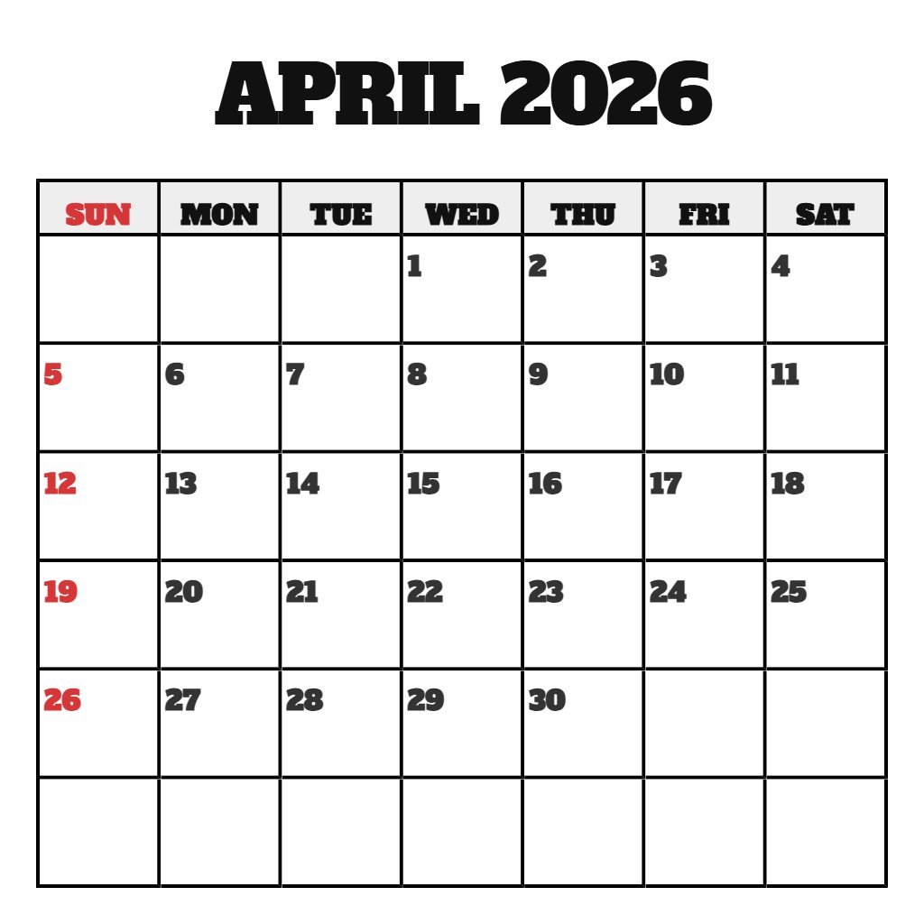 Editable Printable Calendar April May 2026 Wallpaper PDF Download