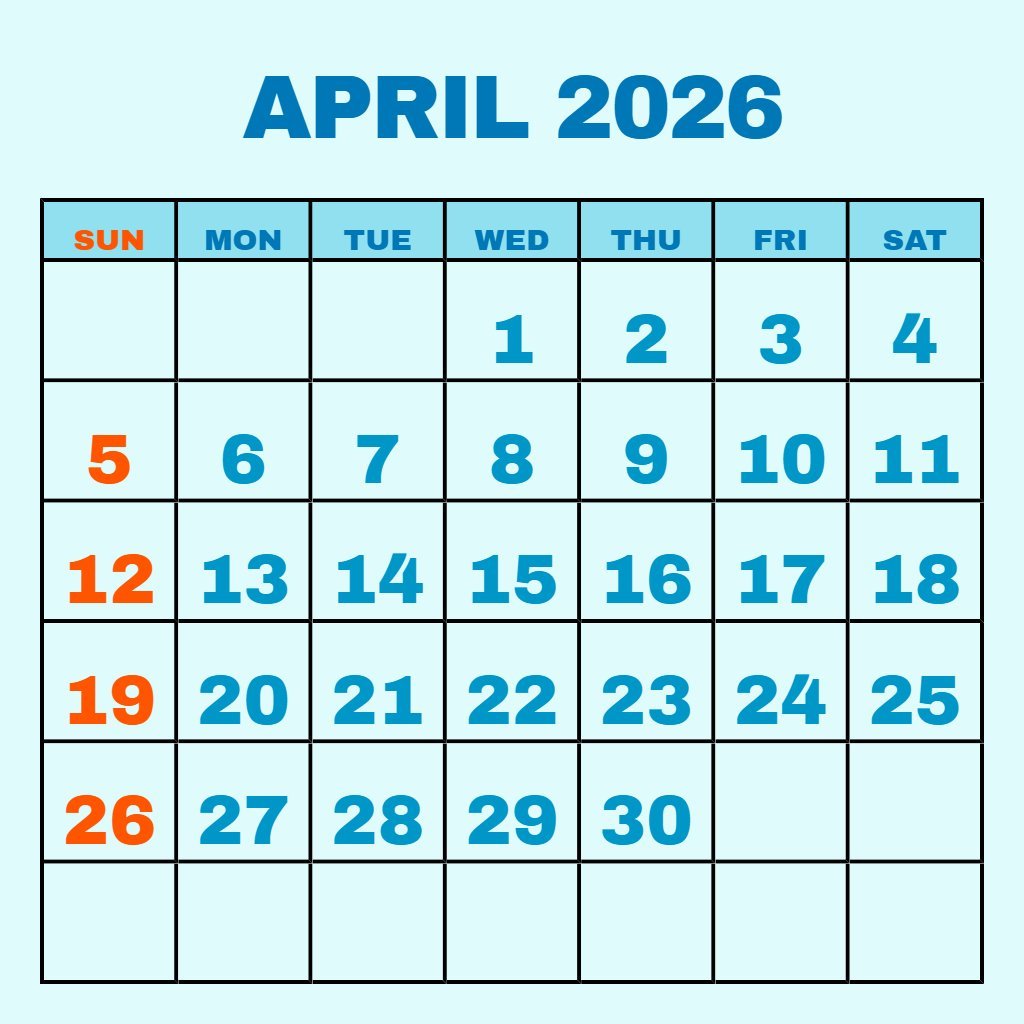 Cute Printable Calendar April May June 2026 Notes PDF Download Cute Printable Calendar April May June 2026 Notes PDF Download