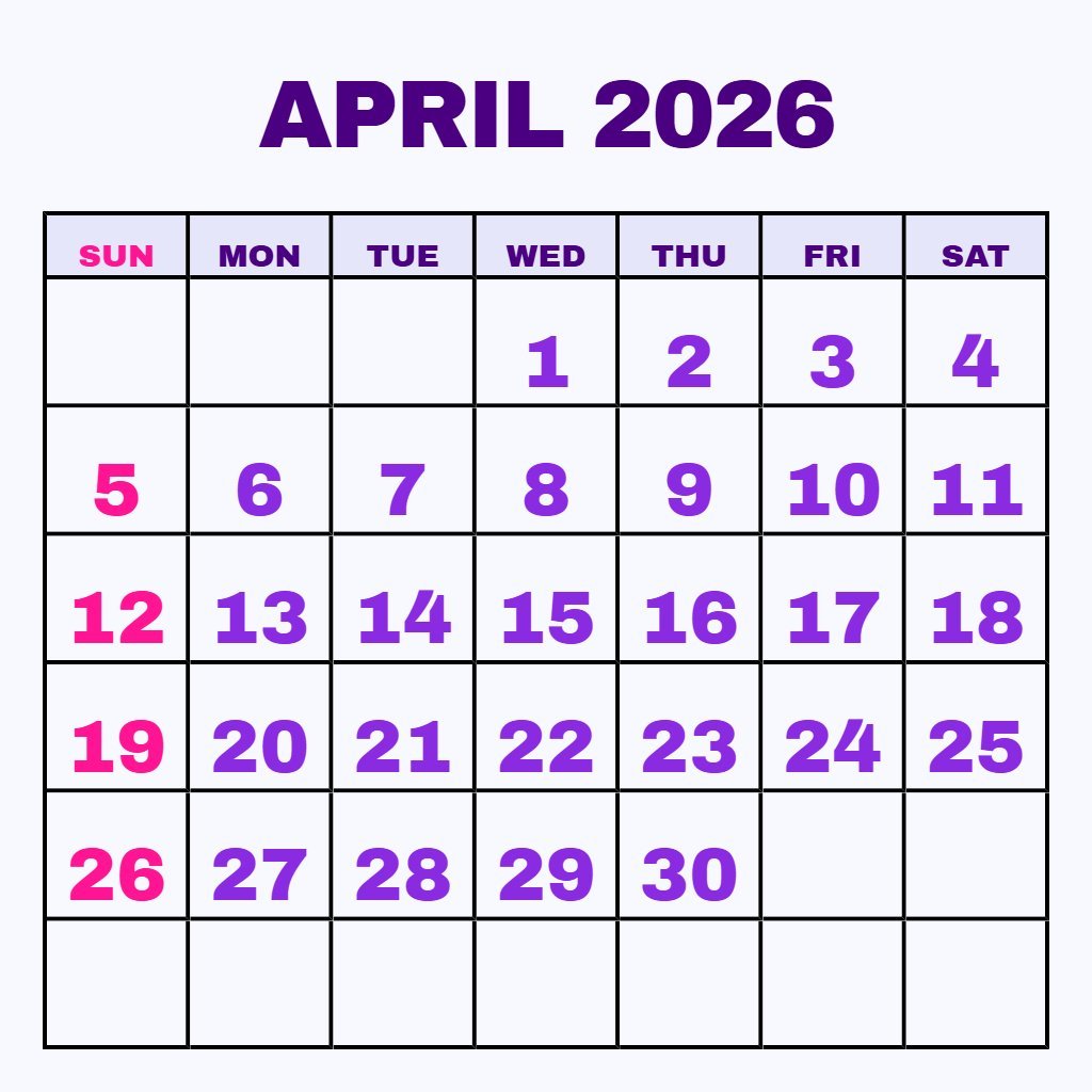 Editable Printable Calendar April May June 2026 Schedule PDF Download Editable Printable Calendar April May June 2026 Schedule PDF Download